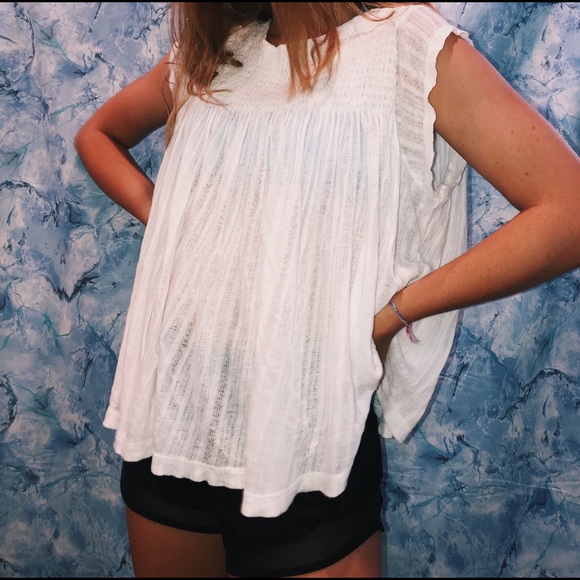 anthropologie flowy shirt size xs but can fit s - Picture 1 of 3